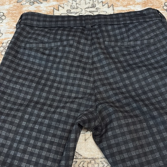 KUT FROM THE KLOTH 6 Elyse Checkered mid rise Skinny black plaid pants - Picture 11 of 12